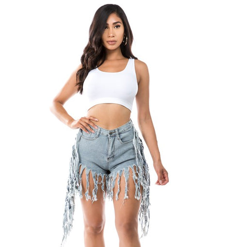 DENIM SHORT