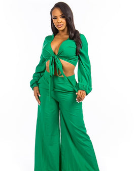 SEXY TWO PIECE PANT SET