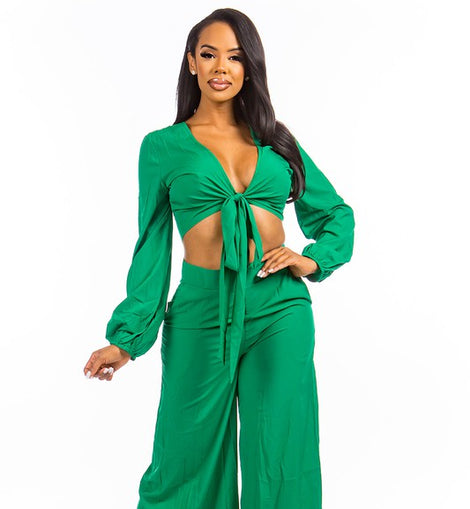SEXY TWO PIECE PANT SET