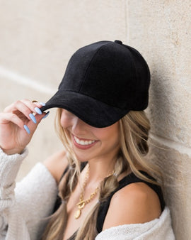 Velour Ball Cap