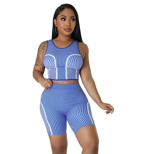 SEXY TWO PIECE SET TOP AND SHORT