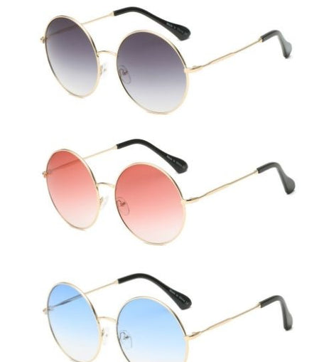 Classic Circle Round Fashion Sunglasses