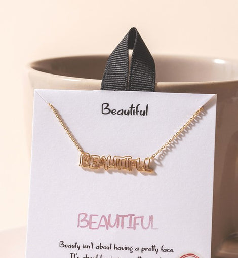 BEAUTIFUL Charm Necklace