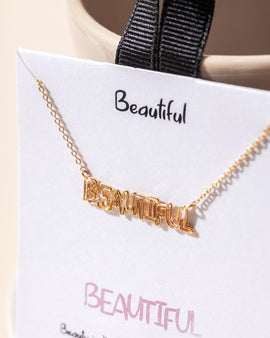 BEAUTIFUL Charm Necklace