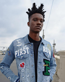 VARSITY PATCHES DENIM JACKET