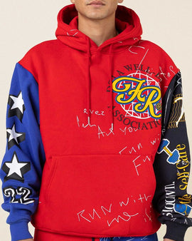 COLOR BLOCK HOODIE