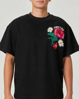 FLOWER EMBO/PUFF TEE