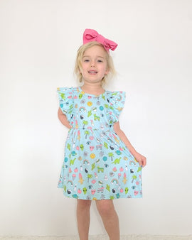 Retro Kid Girls Dress