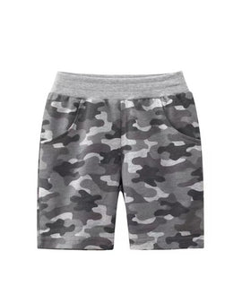 Grey Camo Boy's Shorts