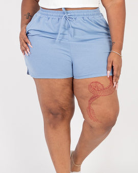 Plus Size French Terry Shorts