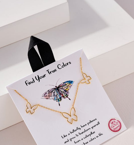 Butterfly Charms Necklace